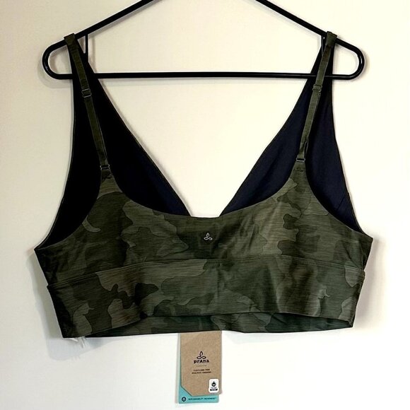 NWT Prana Layna Brami in Sage Camo - Size Extra Large - Picture 9 of 11